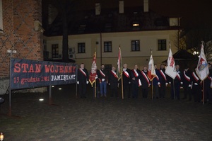 Uroczystości z okazji 37. rocznicy wprowadzenia w Polsce stanu wojennego.