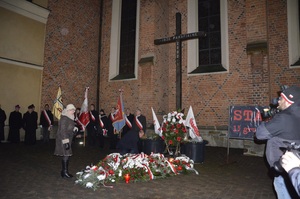 Uroczystości z okazji 37. rocznicy wprowadzenia w Polsce stanu wojennego.