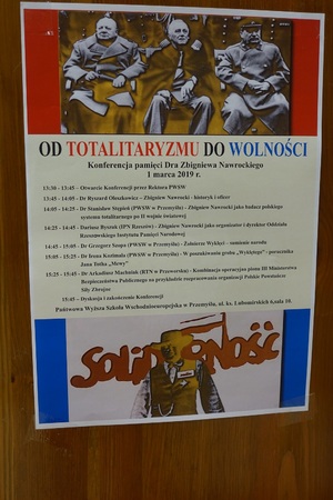 „Od totalitaryzmu do wolności” - konferencja pamięci dra Zbigniewa Nawrockiego.