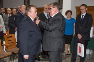 Lechowski Witold odznaczony KWiS przez wiceprezesa IPN Jana Bastera.