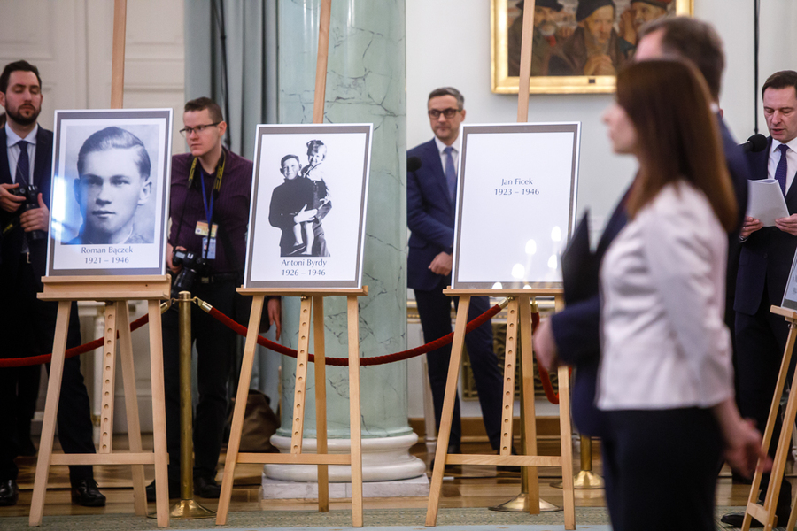 Uroczystość wręczenia not identyfikacyjnych – Warszawa, 3 grudnia 2019. Fot. Sławek Kasper (IPN)