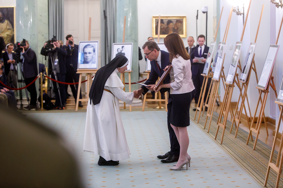 Uroczystość wręczenia not identyfikacyjnych – Warszawa, 3 grudnia 2019. Fot. Sławek Kasper (IPN)
