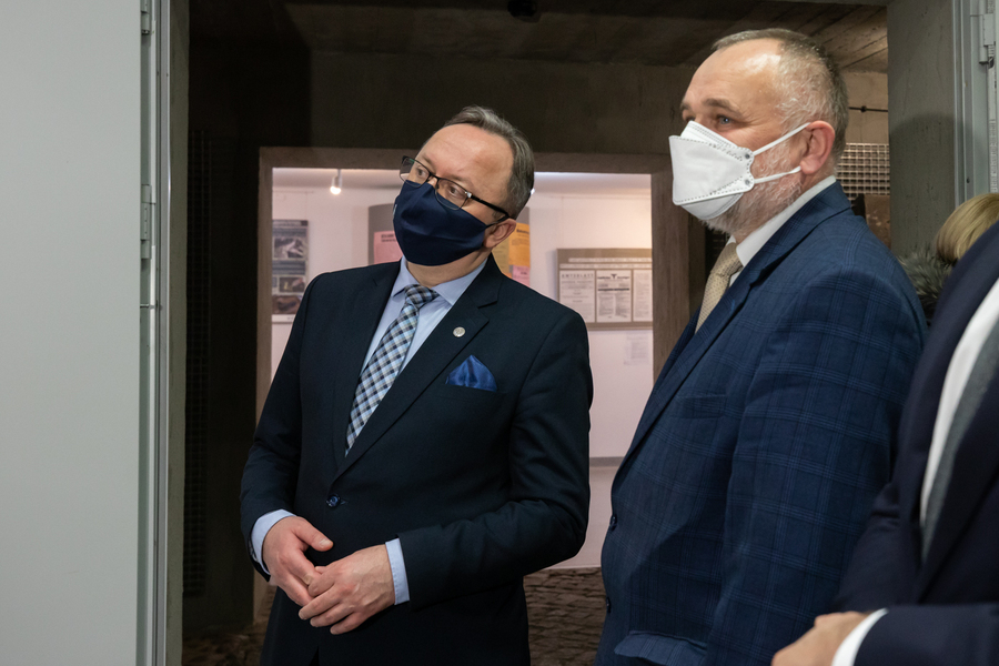 Wizyta przedstawicieli IPN w Muzeum Treblinka – 27 stycznia 2022. Fot. Mikołaj Bujak (IPN)