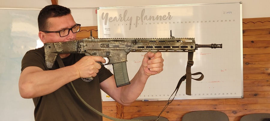 Szkolenie dla pracowników IPN Oddział w Rzeszowie przez żołnierzy 3. Podkarpackiej Brygady Obrony Terytorialnej – Rzeszów, 28 maja 2028.Fot. Katarzyna Gajda-Bator (IPN)