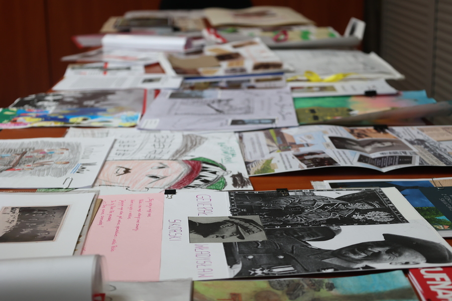 Praca komisji rozstrzygającej wyniki konkursu historycznego „Poznaj i przedstaw historię osób i miejsc związanych z II wojną światową”. Fot IPN O/Rzeszów