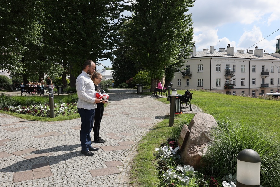 Narodowy Dzień Pamięci Ofiar Niemieckich Nazistowskich Obozów Koncentracyjnych i Obozów Zagłady – Rzeszów, 14 czerwca 2024. Fot. Grzegorz Leszczyński (IPN)