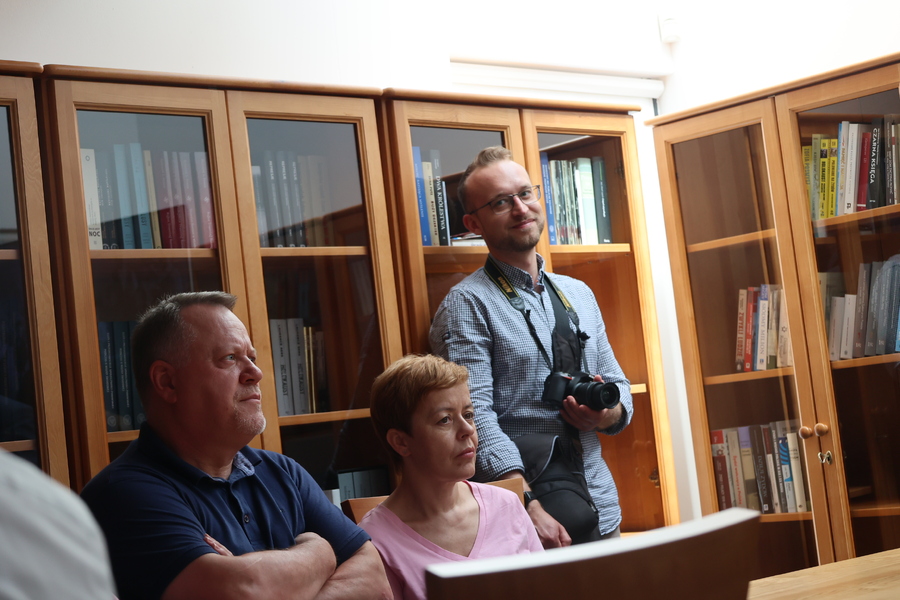 Grupa świętokrzyskich pedagogów i pracowników Delegatury IPN w Kielcach w Markowej – 18 czerwca 2024. Fot. Katarzyna Gajda-Bator (IPN)