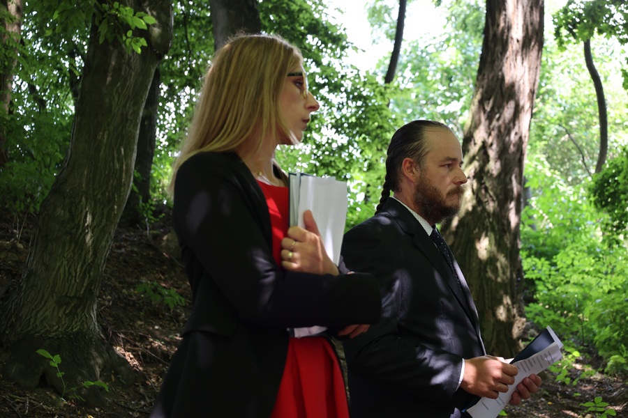 Upamiętnienie przodownika PP Józefa Prokopa – Park Krajobrazowy „Buczyna” w Górze Ropczyckiej 29 czerwca 2024. Fot. Radosław Sołek (IPN)