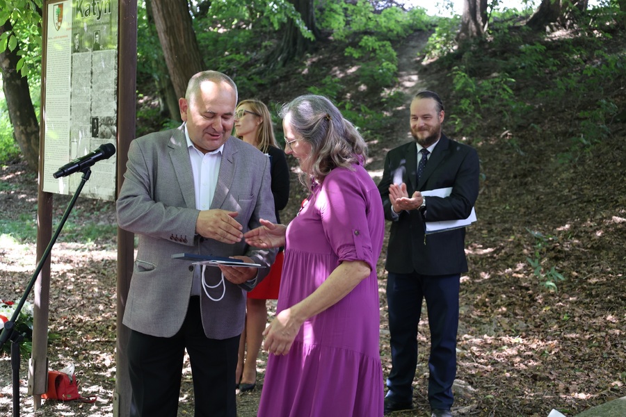 Upamiętnienie przodownika PP Józefa Prokopa – Park Krajobrazowy „Buczyna” w Górze Ropczyckiej 29 czerwca 2024. Fot. Radosław Sołek (IPN)