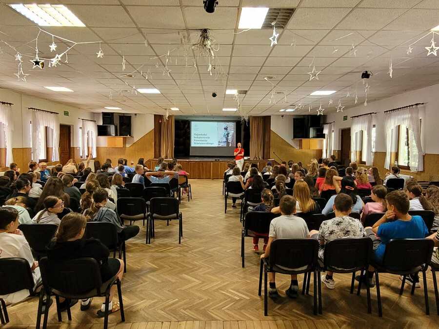 Wakacje z IPN dla młodzieży odpoczywającej w Myczkowcach, 4 lipca 2024. Fot. Stanisław Stopyra (IPN)