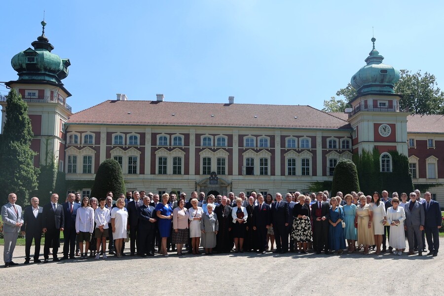 Sesji Sejmiku Województwa Podkarpackiego ustanawiająca błogosławioną Rodzina Ulmów patronami województwa – Łańcut. 7 lipca 2024. Fot. Katarzyna Gajda-Bator (IPN)