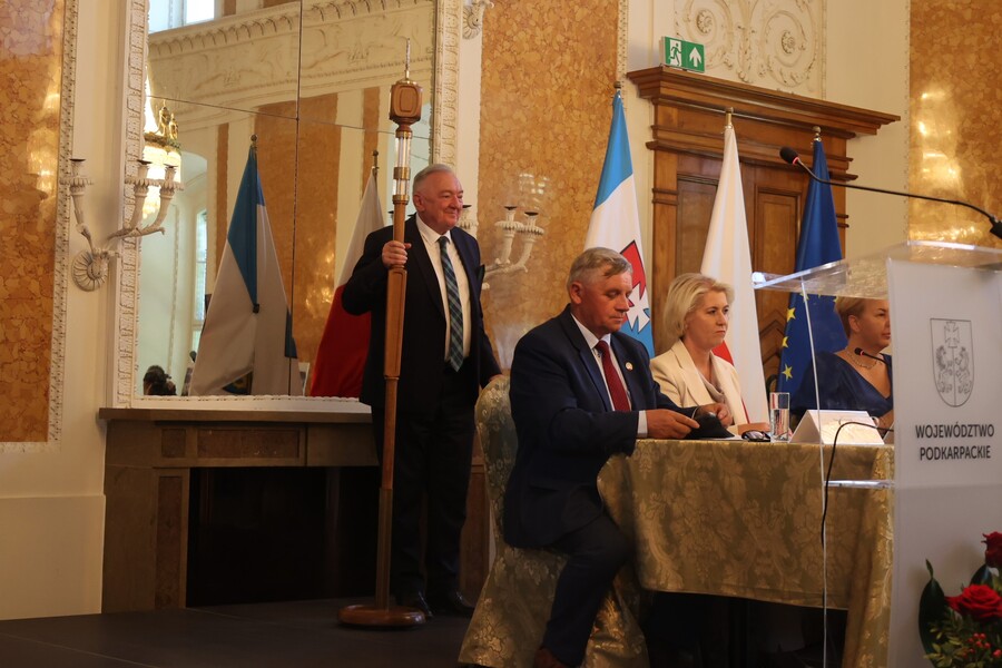 Sesji Sejmiku Województwa Podkarpackiego ustanawiająca błogosławioną Rodzina Ulmów patronami województwa – Łańcut. 7 lipca 2024. Fot. Katarzyna Gajda-Bator (IPN)