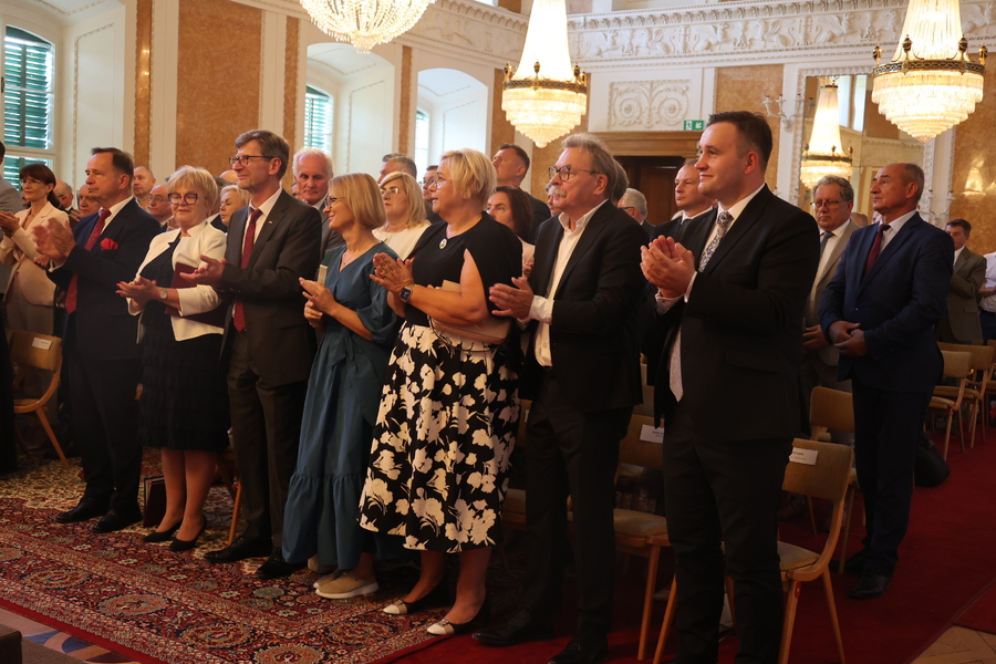 Sesji Sejmiku Województwa Podkarpackiego ustanawiająca błogosławioną Rodzina Ulmów patronami województwa – Łańcut. 7 lipca 2024. Fot. Katarzyna Gajda-Bator (IPN)