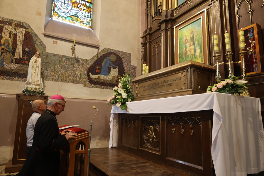 Msza św. w dniu wspomnienia liturgicznego bł. Rodzina Ulmów – Markowa, 7 lipca 2024. Fot. Katarzyna Gajda-Bator (IPN)