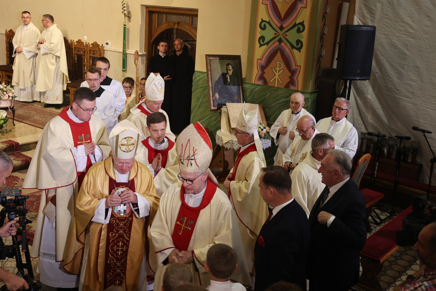 Msza św. w dniu wspomnienia liturgicznego bł. Rodzina Ulmów – Markowa, 7 lipca 2024. Fot. Katarzyna Gajda-Bator (IPN)