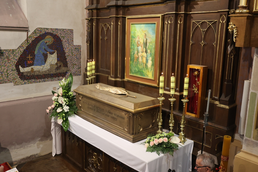 Msza św. w dniu wspomnienia liturgicznego bł. Rodzina Ulmów – Markowa, 7 lipca 2024. Fot. Katarzyna Gajda-Bator (IPN)