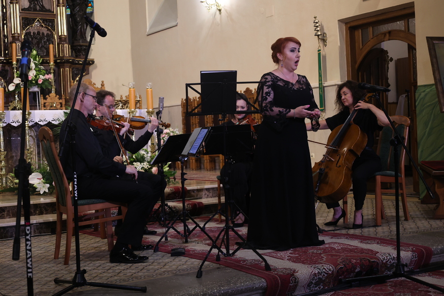 Koncert kwintetu smyczkowego Arso Ensemble z udziałem sopranistki Katarzyny Oleś-Blachy – Markowa, 7 lipca 2024. Fot. Katarzyna Gajda-Bator (IPN)