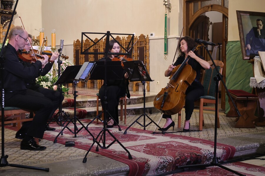 Koncert kwintetu smyczkowego Arso Ensemble z udziałem sopranistki Katarzyny Oleś-Blachy – Markowa, 7 lipca 2024. Fot. Katarzyna Gajda-Bator (IPN)