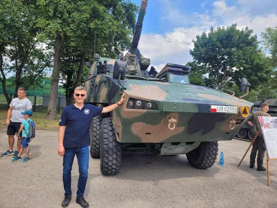 Stoisko edukacyjne IPN na święcie 24. Pułku Ułanów – Kraśnik, 7 lipca 2024. Fot. IPN Rzeszów