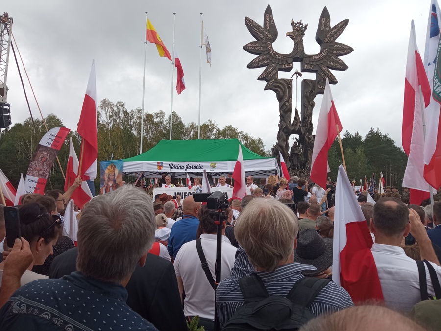Odsłonięcie Pomnika „Rzeź Wołyńska”. Fot. IPN Rzeszów
