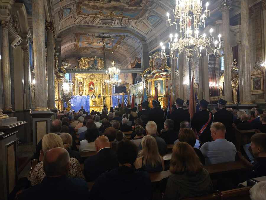 Obchody 80. rocznicy mordu na Polakach w Lesie Grabińskim – 24 lipca 2024. Fot. Grzegorz Leszczyński (IPN)