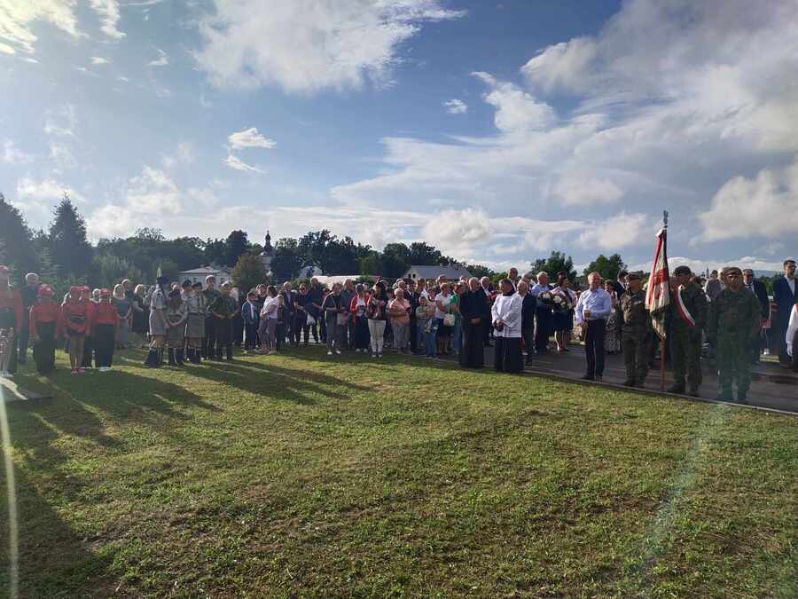 Obchody 80. rocznicy mordu na Polakach w Lesie Grabińskim – 24 lipca 2024. Fot. Grzegorz Leszczyński (IPN)
