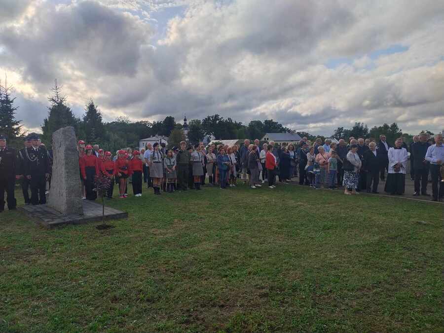 Obchody 80. rocznicy mordu na Polakach w Lesie Grabińskim – 24 lipca 2024. Fot. Grzegorz Leszczyński (IPN)