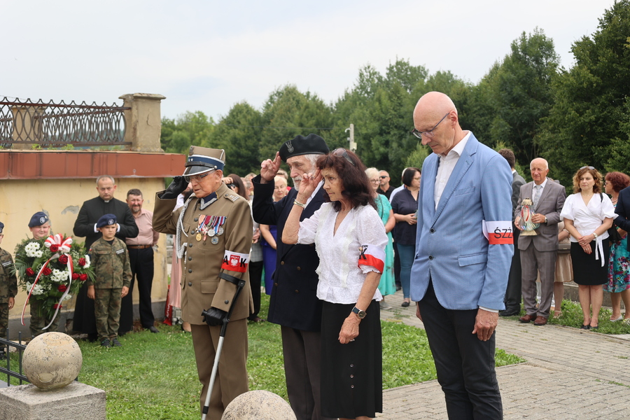 Obchody 80. rocznicy wyzwolenia Tyczyna w ramach Akcja „Burza” – Tyczyn, 28 lipca 2024. Fot. Katarzyna Gajda-Bator (IPN)