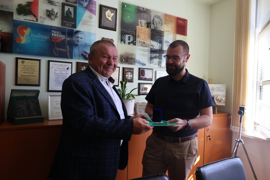 Józef Sieńko i Grzegorz Leszczyński – Rzeszów, 31 lipca 2024. Fot. Katarzyna Gajda-Bator (IPN)