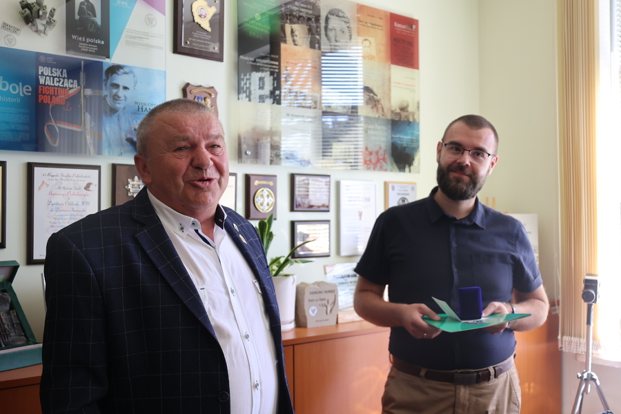 Józef Sieńko i Grzegorz Leszczyński – Rzeszów, 31 lipca 2024. Fot. Katarzyna Gajda-Bator (IPN)