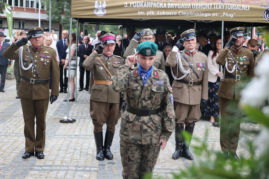 80. rocznica wybuchu Powstania Warszawskiego – Rzeszów, 1 sierpnia 2024. Fot. Katarzyna Gajda-Bator (IPN)