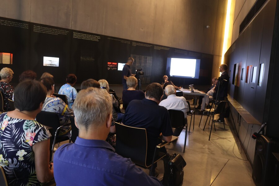 Debata „Armia Czerwona na Rzeszowszczyźnie 1944–1945” – Markowa, 2 sierpnia 2024. Fot. Katarzyna Gajda-Bator (IPN)