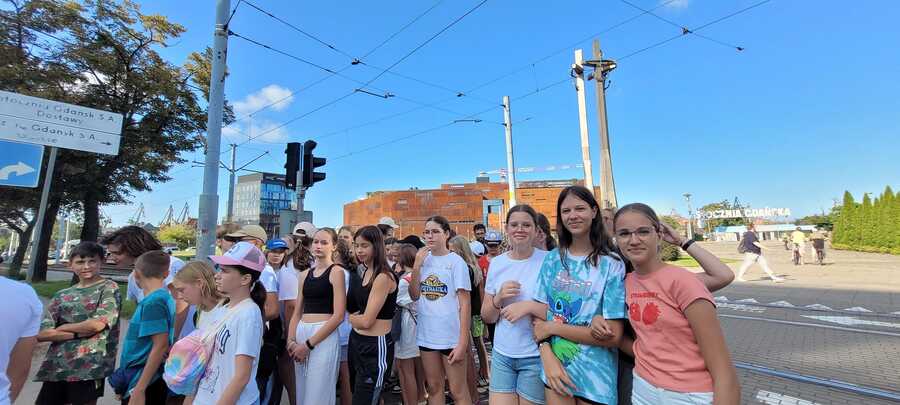 Obozu historyczno- patriotyczny w Gdańsku dla laureatów konkursu „Poznaj i przedstaw historię osób i miejsc związanych z II wojną światową”. Fot. IPN Rzeszów