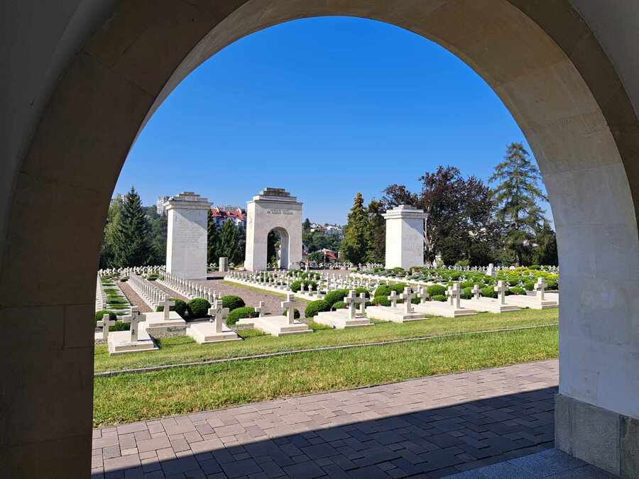 Wizyta na Cmentarzu Orląt Lwowskich – Lwów, 17 sierpnia 2024. Fot. Jacek Magdoń (IPN)