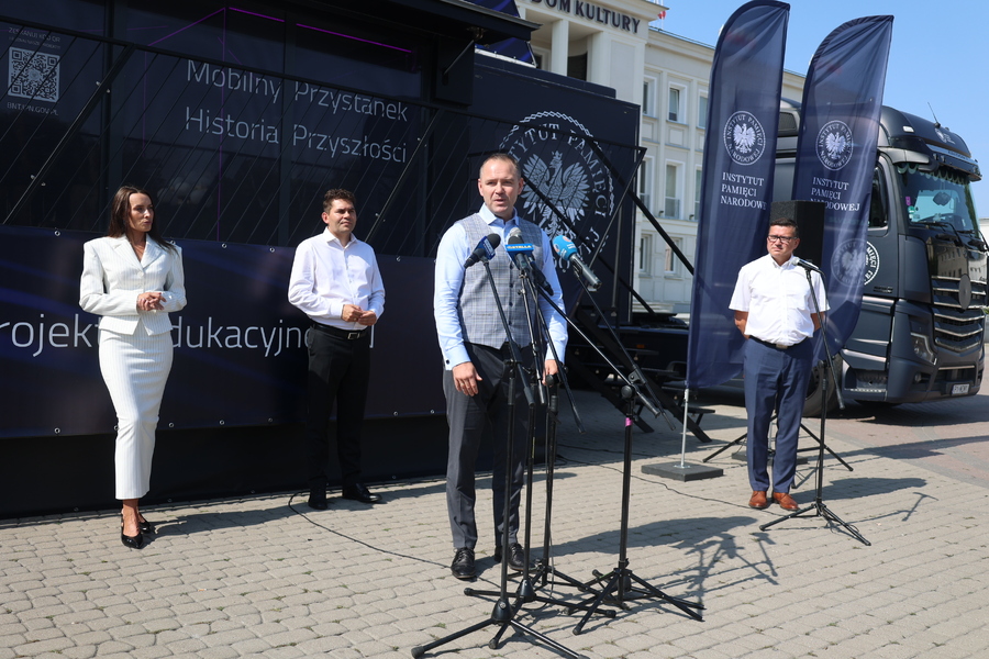 Mobilny Przystanek Historia Przyszłości w Stalowej Woli, 5 września 2024. Fot. Katarzyna Gajda-Bator (IPN)