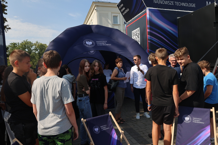 Mobilny Przystanek Historia Przyszłości w Stalowej Woli, 5 września 2024. Fot. Katarzyna Gajda-Bator (IPN)