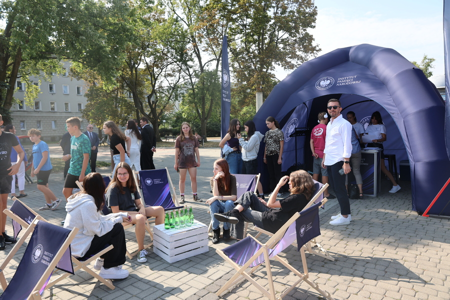 Mobilny Przystanek Historia Przyszłości w Stalowej Woli, 5 września 2024. Fot. Katarzyna Gajda-Bator (IPN)