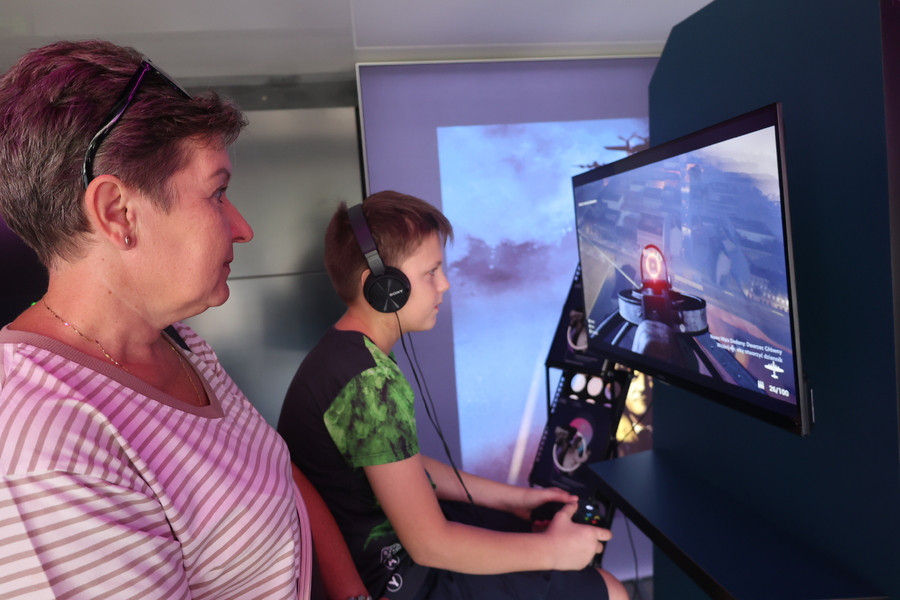 Mobilny Przystanek Historia Przyszłości w Stalowej Woli, 5 września 2024. Fot. Katarzyna Gajda-Bator (IPN)