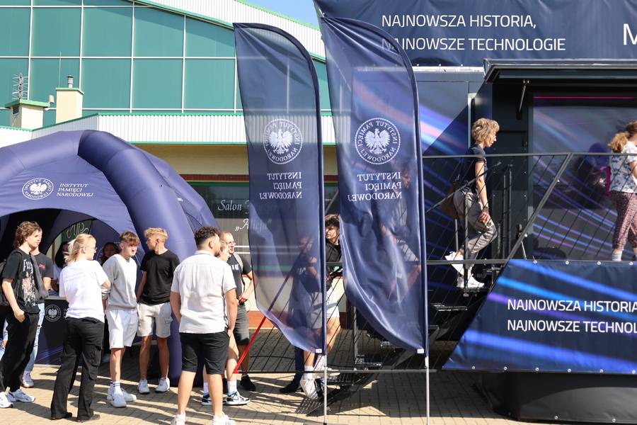 Mobilny Przystanek Historia Przyszłości w Krośnie, 6-8 września 2024. Fot. Katarzyna Gajda-Bator (IPN)