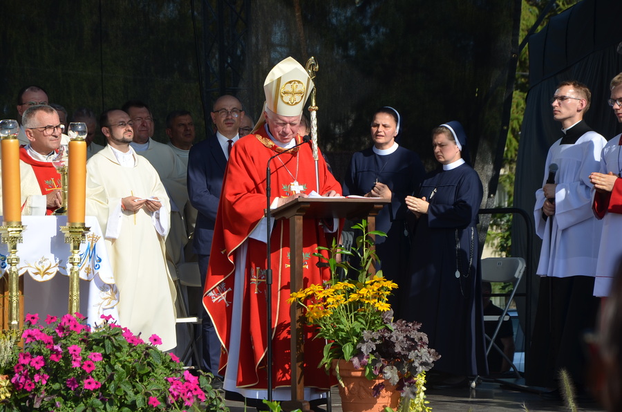 Pierwsza rocznica beatyfikacji Rodziny Ulmów – uroczystości w Markowej, 8 września 2024. Fot. Łukasz Chrobak (IPN)