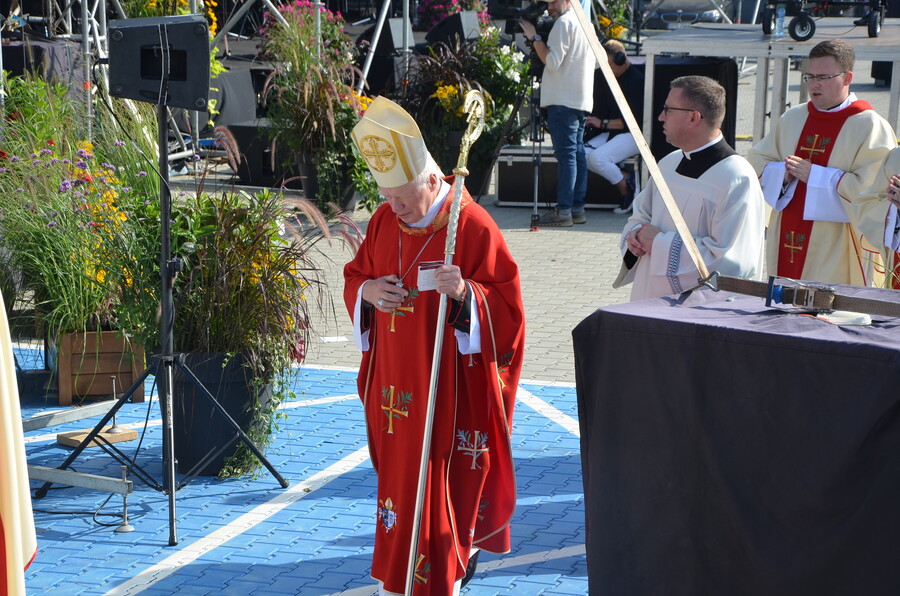 Pierwsza rocznica beatyfikacji Rodziny Ulmów – uroczystości w Markowej, 8 września 2024. Fot. Łukasz Chrobak (IPN)