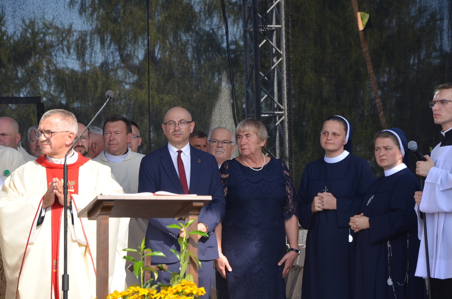 Pierwsza rocznica beatyfikacji Rodziny Ulmów – uroczystości w Markowej, 8 września 2024. Fot. Łukasz Chrobak (IPN)