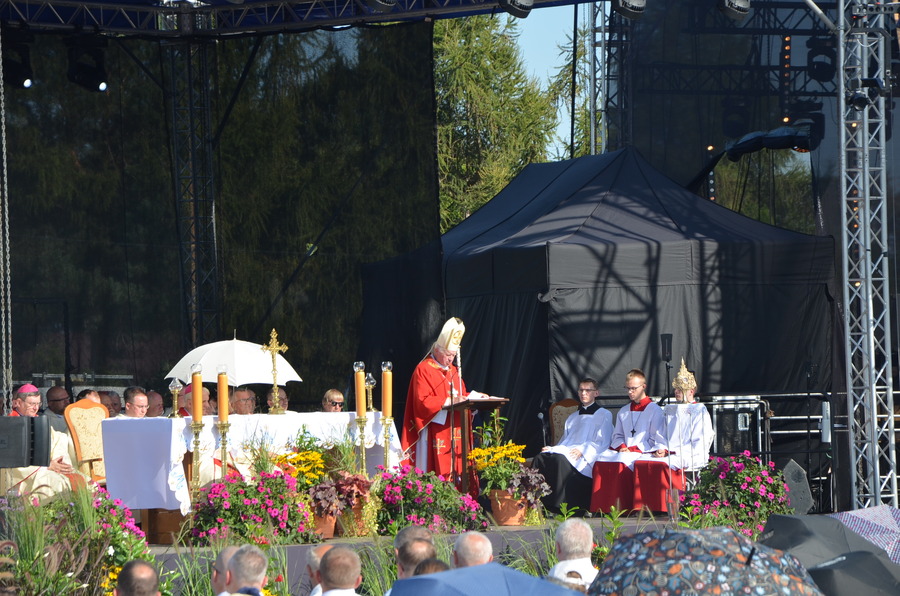 Pierwsza rocznica beatyfikacji Rodziny Ulmów – uroczystości w Markowej, 8 września 2024. Fot. Łukasz Chrobak (IPN)