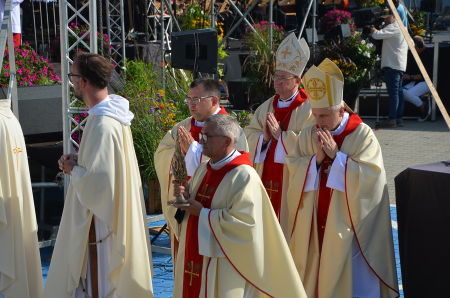 Pierwsza rocznica beatyfikacji Rodziny Ulmów – uroczystości w Markowej, 8 września 2024. Fot. Łukasz Chrobak (IPN)