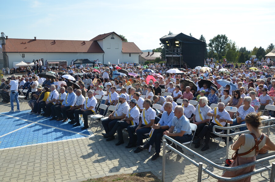 Pierwsza rocznica beatyfikacji Rodziny Ulmów – uroczystości w Markowej, 8 września 2024. Fot. Łukasz Chrobak (IPN)