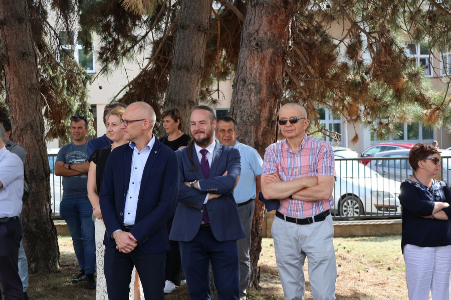 Obchody 85. rocznicy obrony Rzeszowa i odsłonięcie gabloty z ziemię z pól bitewnych 24. Pułku Ułanów im. Hetmana Wielkiego Koronnego Stanisława Żółkiewskiego – Rzeszów, 9 września 2024. Fot. Katarzyna Gajda-Bator  (IPN)