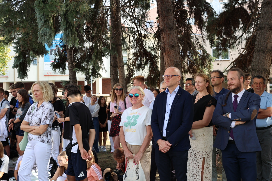 Obchody 85. rocznicy obrony Rzeszowa i odsłonięcie gabloty z ziemię z pól bitewnych 24. Pułku Ułanów im. Hetmana Wielkiego Koronnego Stanisława Żółkiewskiego – Rzeszów, 9 września 2024. Fot. Katarzyna Gajda-Bator  (IPN)