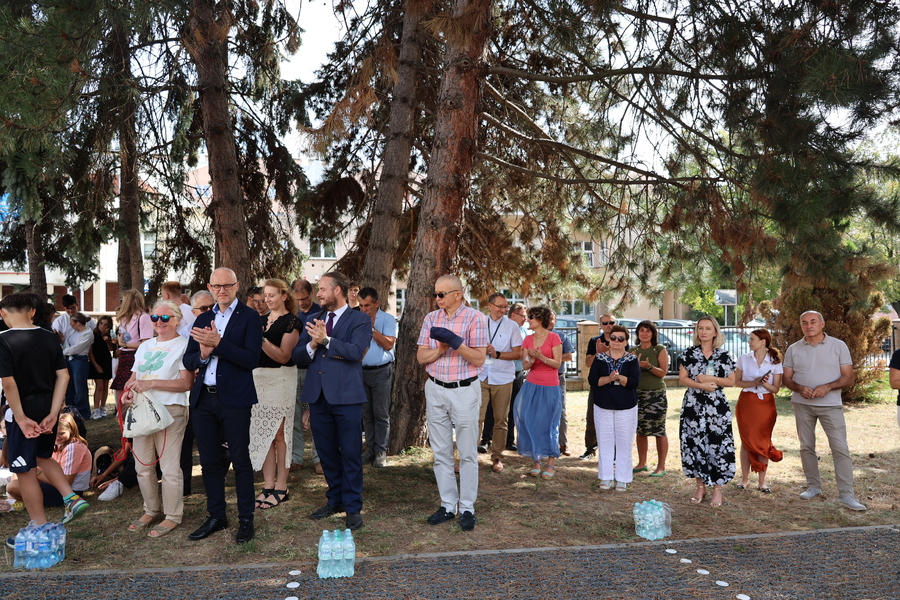 Obchody 85. rocznicy obrony Rzeszowa i odsłonięcie gabloty z ziemię z pól bitewnych 24. Pułku Ułanów im. Hetmana Wielkiego Koronnego Stanisława Żółkiewskiego – Rzeszów, 9 września 2024. Fot. Katarzyna Gajda-Bator  (IPN)