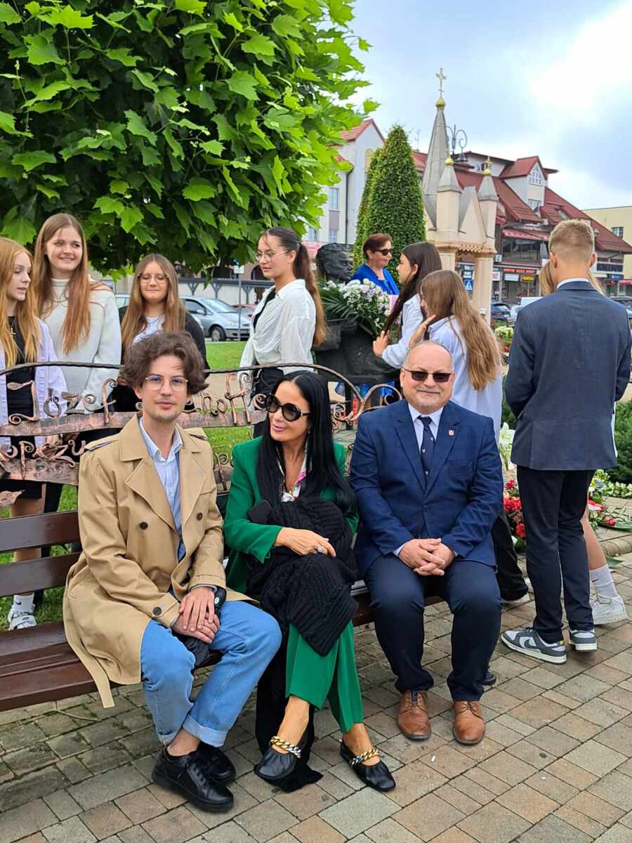 Odsłonięcie muralu Józefa Mehoffera – Ropczyce, 11 września 2024. Fot. Centrum Kultury im. J. Mehoffera w Ropczycach