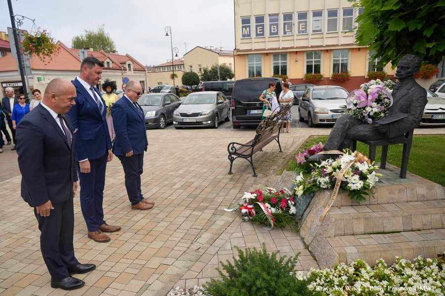 Odsłonięcie muralu Józefa Mehoffera – Ropczyce, 11 września 2024. Fot. Centrum Kultury im. J. Mehoffera w Ropczycach